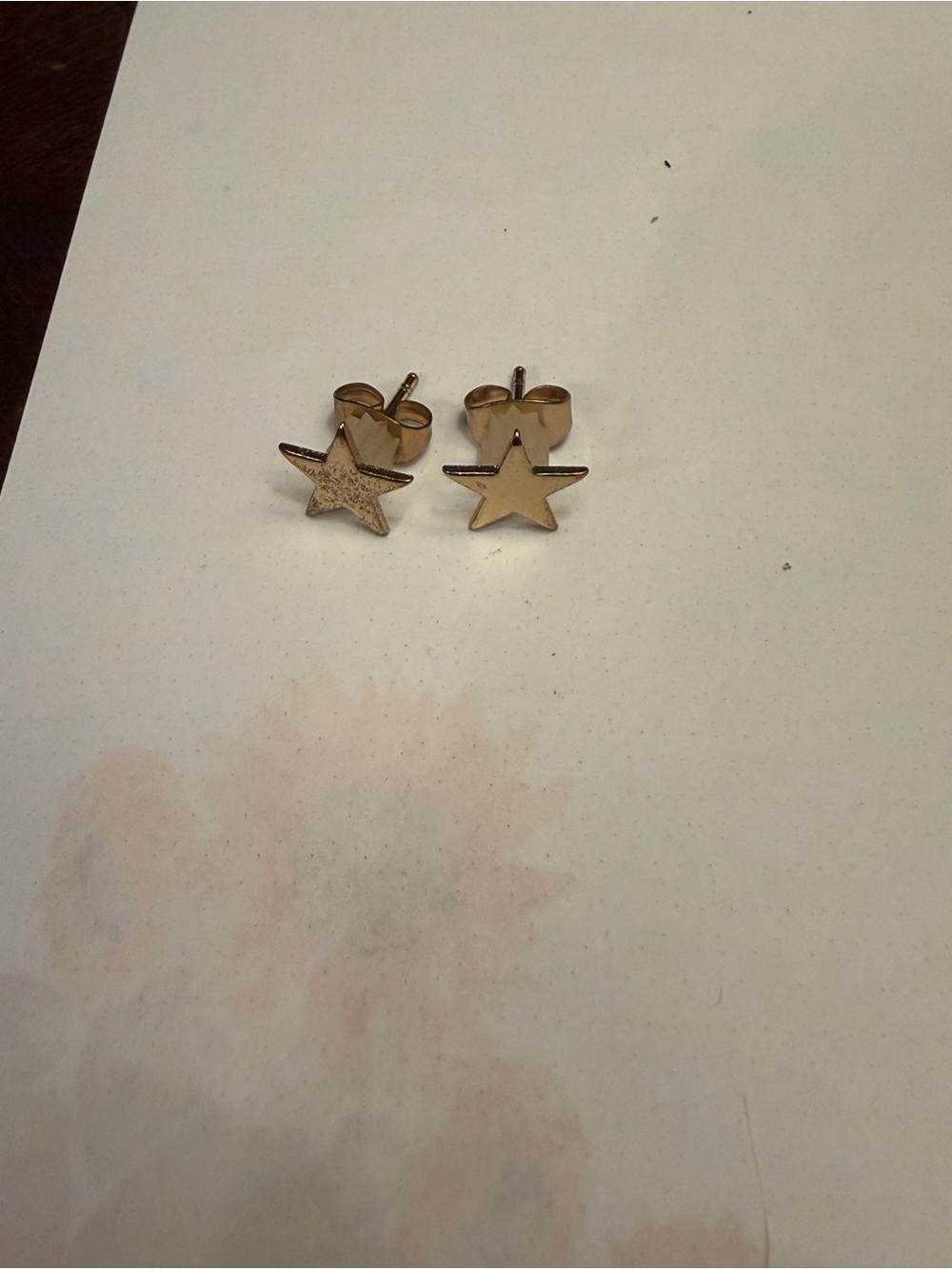 Gold Star Stud Earrings